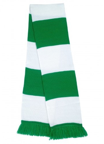 Result Herren Winter Thermo Strick Schal (Einheitsgröße) (Weiß/Grün)