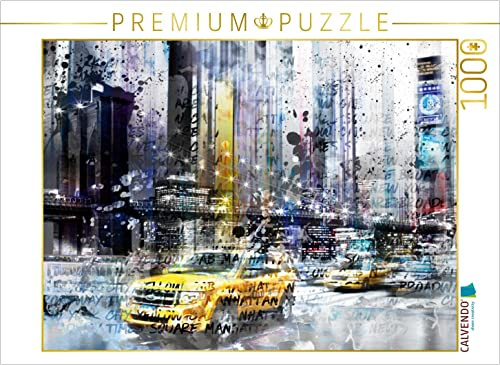 CALVENDO Puzzle City-Art NYC Collage | 1000 Teile Lege-Größe 64 x 48 cm Foto-Puzzle für glückliche Stunden