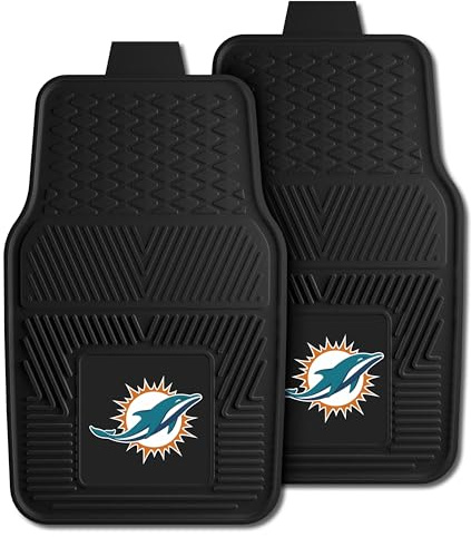 FANMATS - 8770 NFL Miami Dolphins Vinyl-Fußmatte, strapazierfähig, 45,7 x 68,6 cm