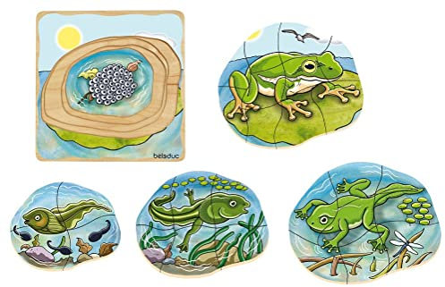 Beleduc 17053 - Lagenpuzzle Frosch