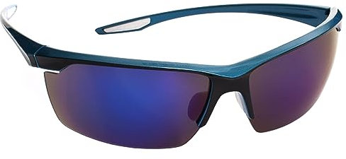 Trespass Hinter, Blue, Sonnenbrille mit UV-Schutz & Stofftasche / Kategorie 3 Polykarbonatgläser, Blau