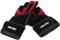 GORILLA SPORTS® Fitness Handschuhe - S/M/L/XL, mit Handgelenkstütze, Leder, für Herren und Damen, Schwarz/Rot - Gewichtheben Trainingshandschuhe, Sporthandschuhe, Krafttraining, Bodybuilding