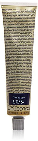 Koleston - Tintura per capelli/ 60 ml, 12 / 03 Speciale Biondi, naturale-oro