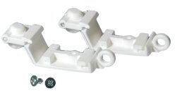 Liedeco Laufwagen für Flächenvorhang, Schiebevorhang, 1 STK weiß