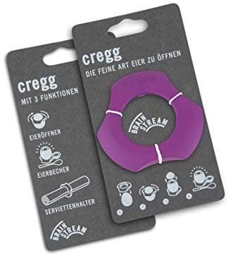 cregg Brainstream, lila, Eieröffner/Eierbecher/Serviettenhalter, A001273