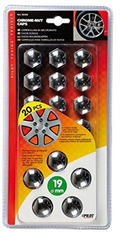 Lampa 02242 Hub Kappen ABS Chrom 19 mm