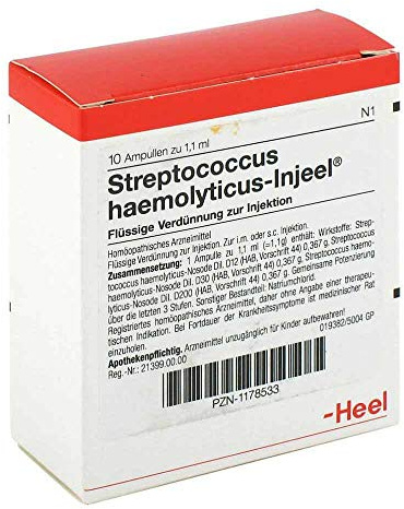 Streptococcus Haemolyticus Injeel Ampullen 10 stk