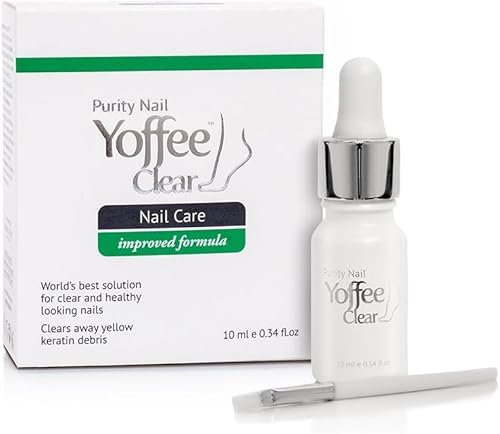 Yoffee Clear Nail Care - Anti Fungal Nail Treatment for Finger and Toenails - 10 ml - Antibacterial and Antiseptic - Fungal with Organic Argan Oil and Tea Tree Oil - Concentrated Formula/Made in Spain
