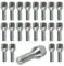 TRACER 20 Bulloni ruota Bulloni ruota M12 x 1,25 28mm cintura conica 60° compatibile con Peugeot
