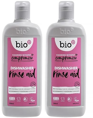 (2 Pack) - Bio-D - Dishwasher Rinse Aid | 750ml | 2 PACK BUNDLE