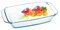 Simax Koch und Backschale, Glas, Transparent, 26 x 17 x 9.3 cm