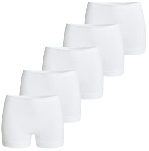 con-ta Conta Pagenschlüpfer 5er Spar-Pack, Damenbekleidung, Slip für optimale Bequemlichkeit,Pants aus 100% Baumwolle, weiß | Gr.: 38/S - 62/10XL
