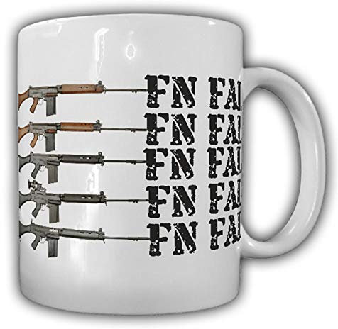 FN FAL Sturmgewehr Fabrique Nationale Herstal Nato BW Waffe Deko Tasse #16382