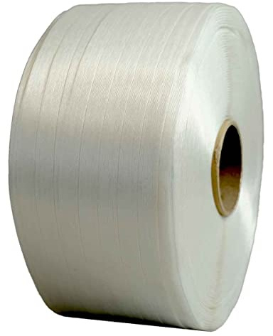 TECPLAST Feuillard de cerclage fil à fil FF 16 mm x 850 m - Qualité PRO - Haute Résistance 450kg - Feuillard textile PET