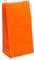 Partytaschen aus Papier - Orange - 12er-Pack