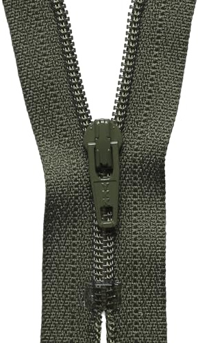 YKK Coil Zip, No. 566 Khaki, 46 cm Length
