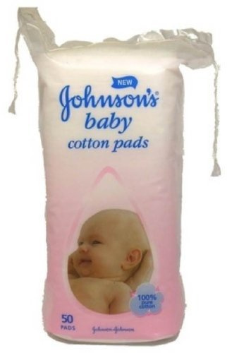 Johnson's Baby Cotton Pads - Pack of 50