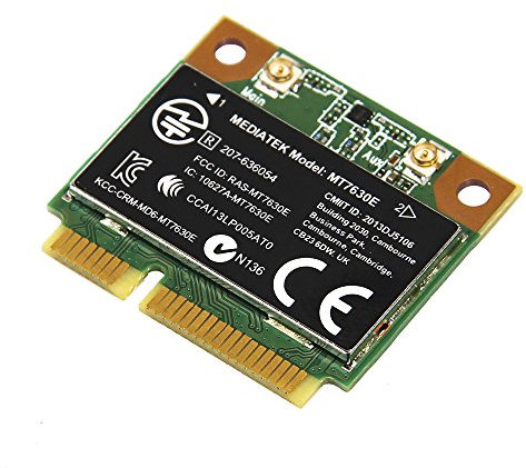 Mediatek MT7630E 802.11bgn Wi-Fi and Mediatek Bluetooth 4.0 WLAN Adapter for HP Laptop