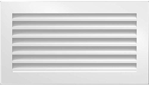 Ref.498 ', Item_Name (Comerciante:' KRATKI Rejilla de ventilación Rejilla de Chimenea Fresh 17cm x 17cm Blanco '