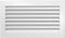 Ref.498 ', Item_Name (Comerciante:' KRATKI Rejilla de ventilación Rejilla de Chimenea Fresh 17cm x 17cm Blanco '