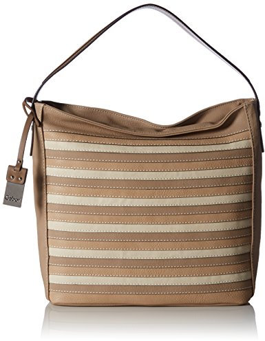 Gabor Juliana 7405 Damen Henkeltaschen 38x31x14 cm (B x H x T), Grau (Taupe Handtasche)