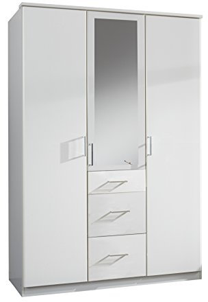Wimex Kleiderschrank/ Drehtürenschrank Click, (B/H/T) 135 x 199 x 58 cm, Weiß