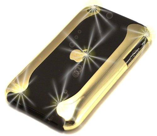 Schutzhülle für iPhone 3G / 3GS, Schwarz Einzigartige 2-teilige Soft-Touch-Schutzhülle für iPhone 3G / 3GS, Schwarz