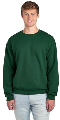 Jerzees Men's NuBlend Fleece Hoodies and Sweatshirts, Sweatshirt - Forest Green, XL