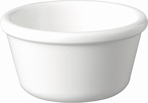 APS 83780 CASUAL Set von 24 Melamin Dip Schalen, Ø 6 x 3, 7 cm 0.04 ltr. Weiß