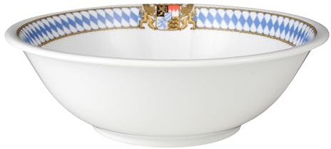 Seltmann Weiden 001.452275 Compact Bayern Schüssel Rund, Blau/Weiß/Gelb/Rot