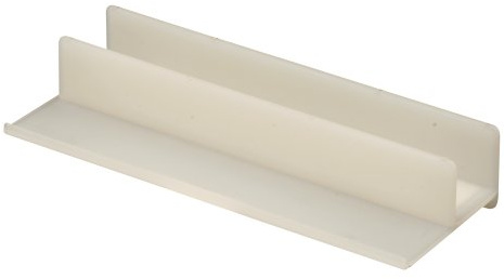 Prime-Line M 6221 Sliding Shower Door Bottom Guide, 5/8 In. Channels, Plastic Construction (Single Pack)