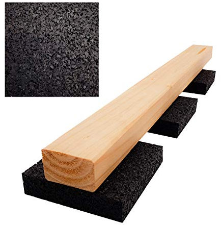 25 Stück 20mm Terrassenpads aus Gummigranulat für den Terrassenbau | Abstandhalter