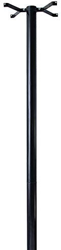 HomeDesign Briefkastenständer HDM-1300-Stand Schwarz