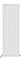iBathUK Strata Tall Vertical Radiator, Single Oval Panel Radiators, 1800x480mm Slim Radiator, Wall Mounted for Bathroom,Kitchen,Living Room - White