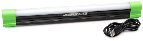OEMTOOLS 25997 Lampe de travail portable rechargeable Lithium-Ion 600 lumens Noir/vert