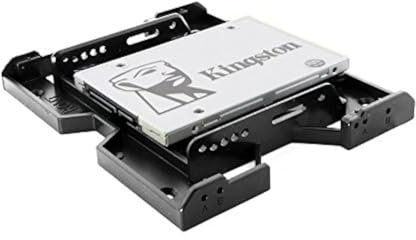 axGear 2.5/3.5 to 5.25 Drive Bay Computer Case Adapter HDD Mounting Bracket SSD