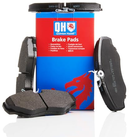 Quinton Hazell Brake Pad Set - 4 OEM Quality Direct Fit Replacement Brake Pads for Single Axle - Front - BP1305