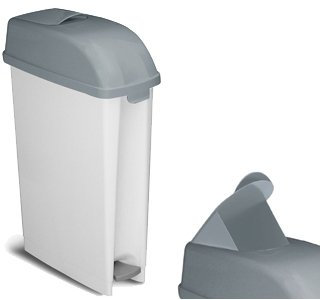 Pattumiera contenitore igienico porta pannolini Kiddy lt.23.