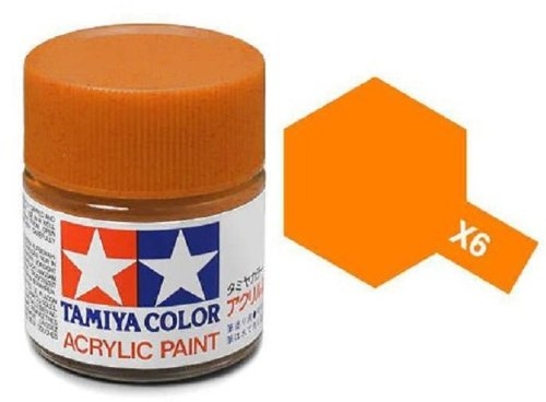TAMIYA Acrylfarbe 10 ml X-6 ORANGE
