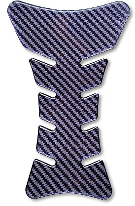 Paraserbatoio Tank Pad Adesivo 3D per Moto Sport Carbon Hi-Lux, 13 x 20 cm