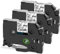 MarkField TZe-131 12mm Clear Schriftband Kompatibel mit Brother P-touch Bänder TZe131 TZ Transparent Band für PT-H100LB H105 H107 H110 Cube D210/vp D410 P700 1000 1080, 3 Pack Schwarz auf klar
