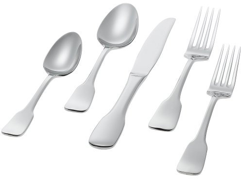 Ginkgo International Elsace 5-teiliges Besteckset aus Edelstahl für 1 Person.