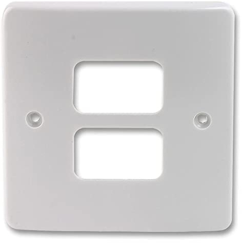MK Electric K3632WHI Logic Grid Plus 2 Modual Switchplate