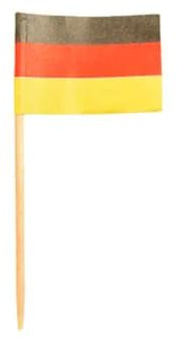 PAPSTAR Picker Deutschland-Flagge 200Stk./80mm