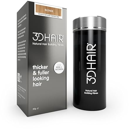 3D Hair Building Fibres for Thinning Hair 35g Bottle for Women & Men, Hair Powder for Thicker look (Strawberry Blonde)