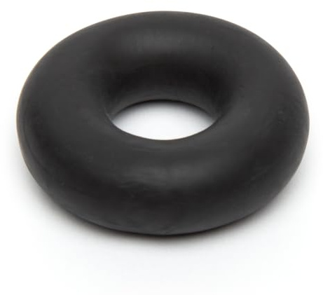 Lovehoney Comfort Cock Ring, Extra Thick & Cushioned Penis Ring, Black | Stretchy, Waterproof Male Penis Ring for Harder Longer Erections. Flexible Adult Sex Toys for Men & Couples