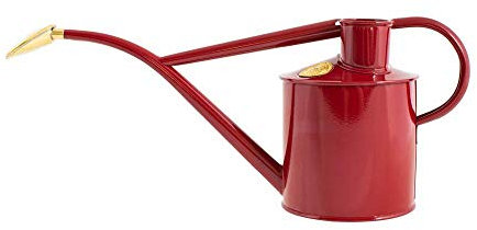 Haws Gießkanne für den Innenbereich, Metall, 1-Liter, mit Brause und Geschenk-Box