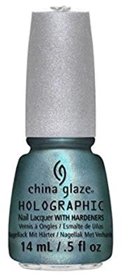 China Glaze Nail Lacquer with Hardner - Collection Hologlam - Don't Be A Luna-Tic, 1er Pack (1 x 14 ml)