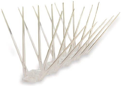 Translucent Polycarbonate Bird Spikes - 2 Metres (6 x 33cm)