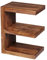 Wohnling Beistelltisch Mumbai Massivholz Sheesham E Cube 60cm hoch Wohnzimmer-Tisch Design braun Landhaus-Stil Couchtisch